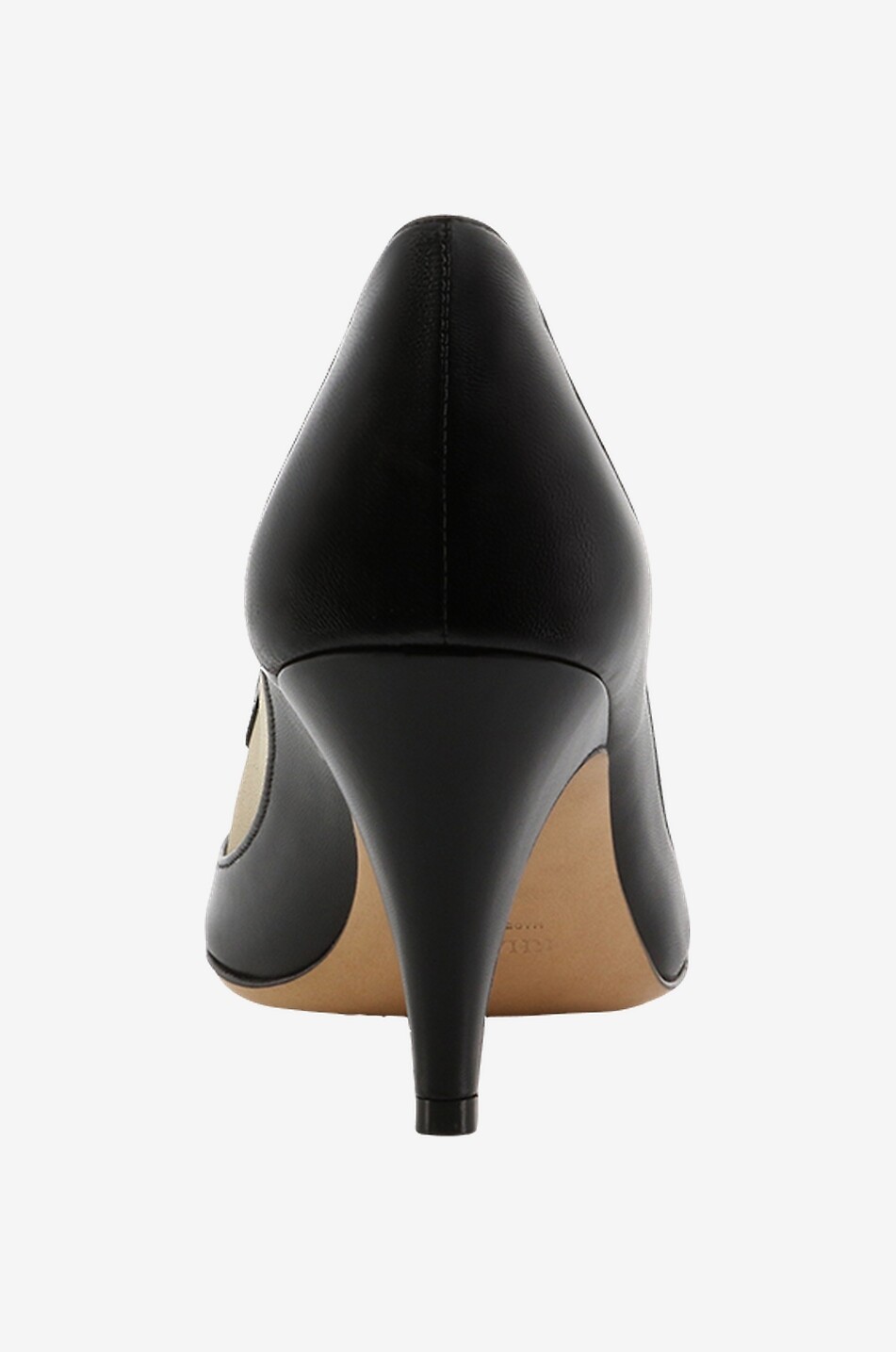 River Iconic 85 leather and mesh pumps