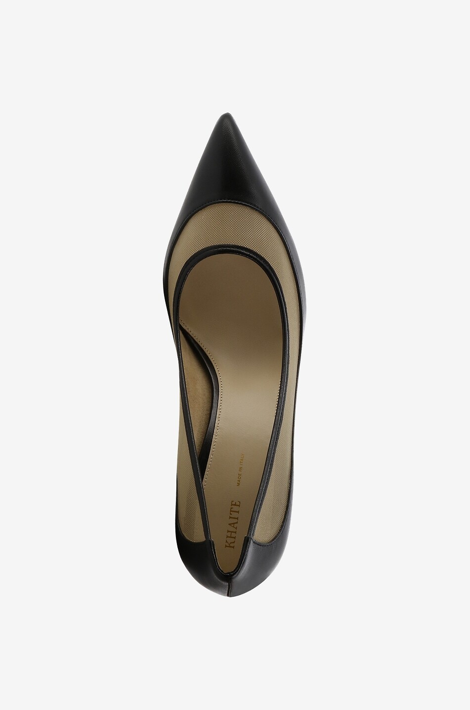 Escarpins en cuir et mesh River Iconic 85