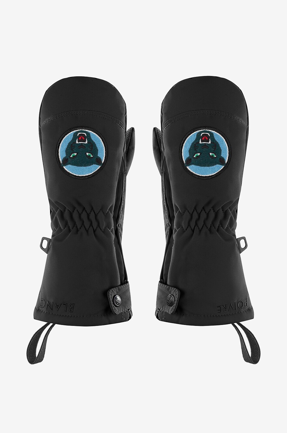 POIVRE BLANC Moufles de ski enfant Panthère Unisexe NOIR 1