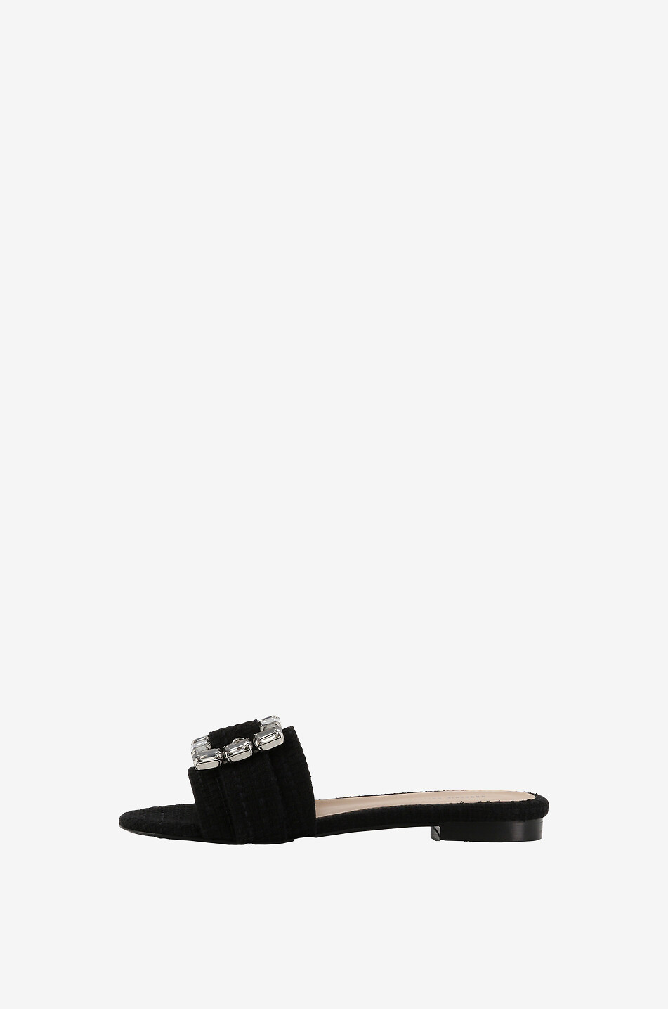 Fade flat tweed mules
