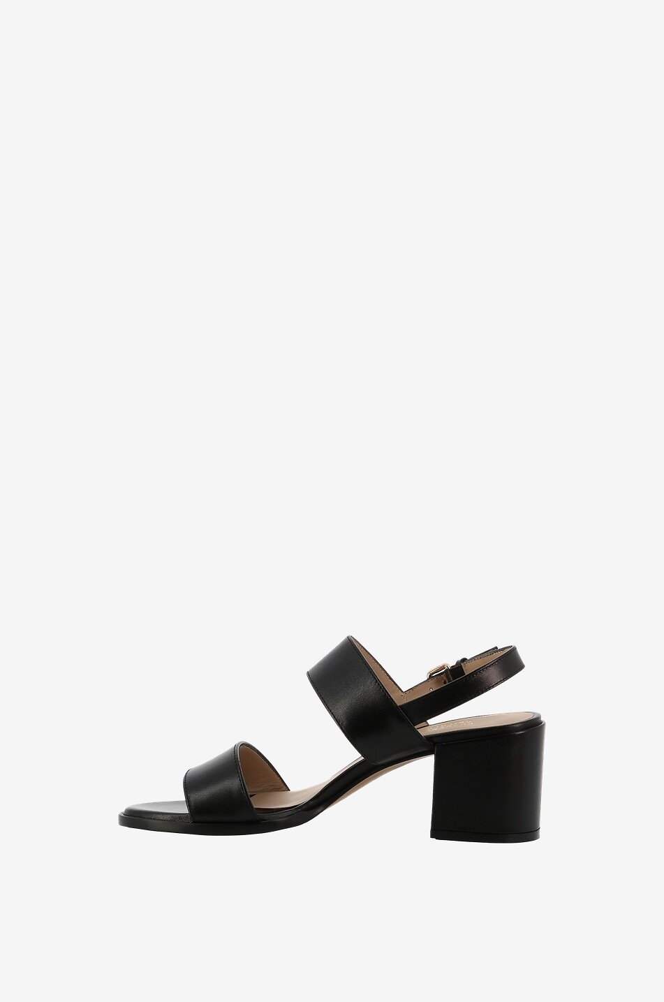 BONGENIE Sandalen aus Nappaleder mit Blockabsatz Assia 65 Damen SCHWARZ 3