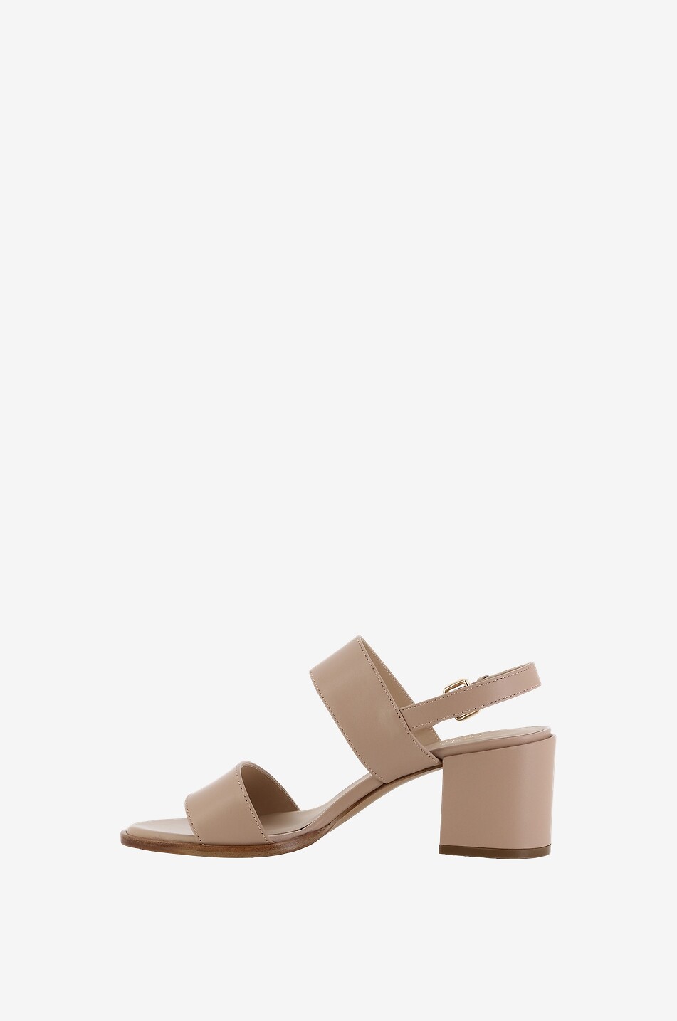 Assia 65 block heel nappa leather sandals