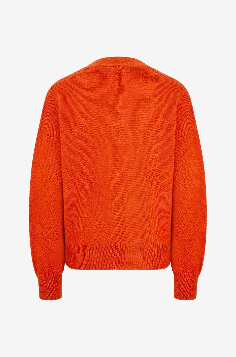 WEEKEND MAX MARA Oblio button-down V-neck mohair cardigan Women ORANGE 2