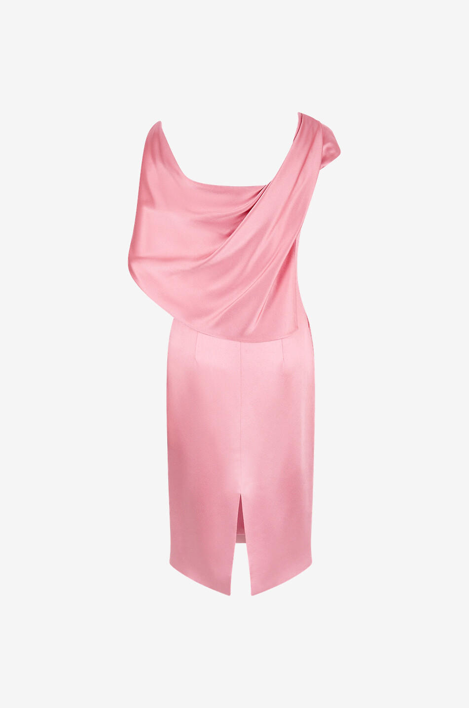 GIVENCHY Asymmetrisches Satin-Minikleid Damen ROSA 2