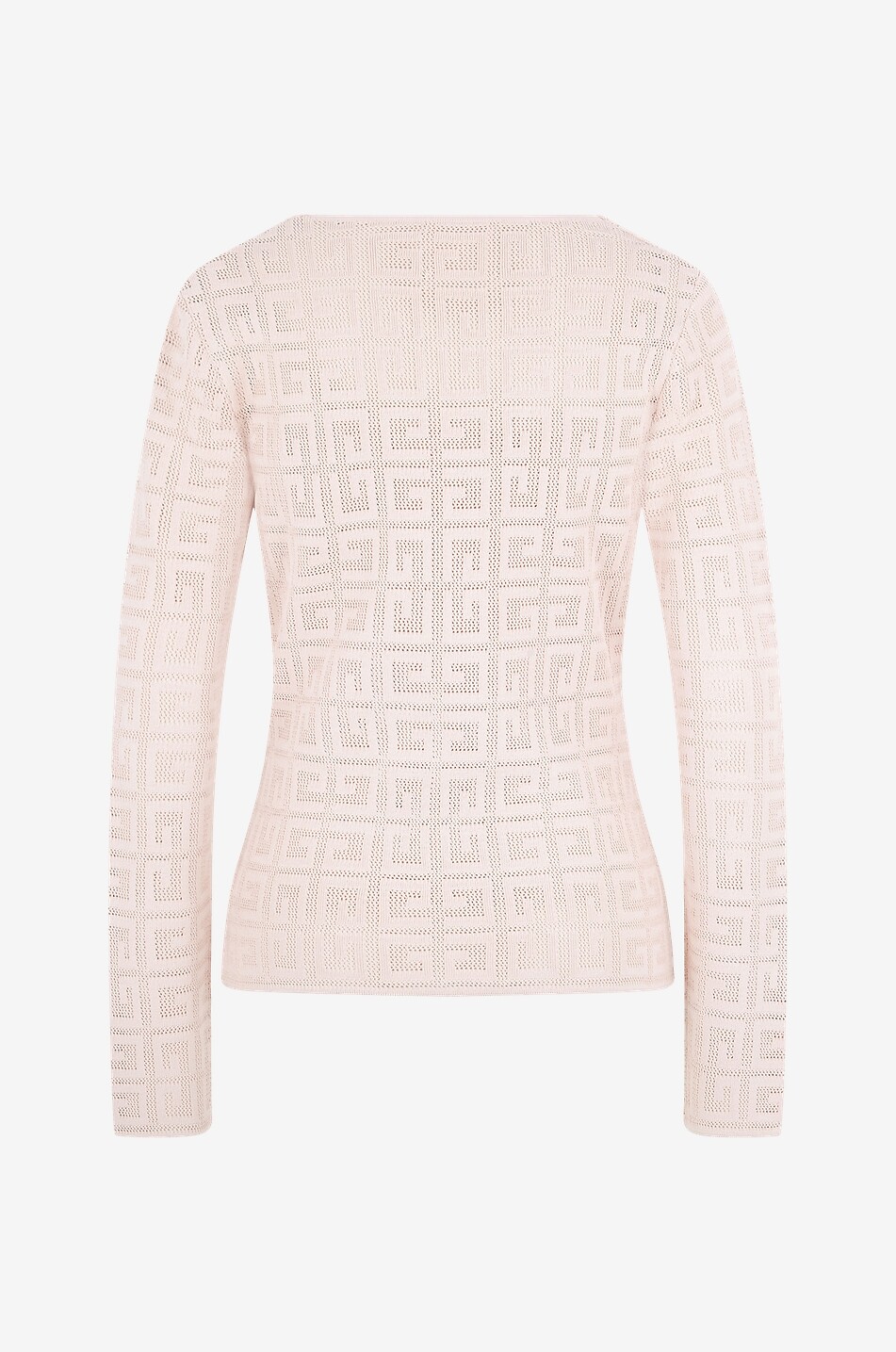GIVENCHY Pull ajouré à col bénitier 4G Femme ROSE CLAIR 2