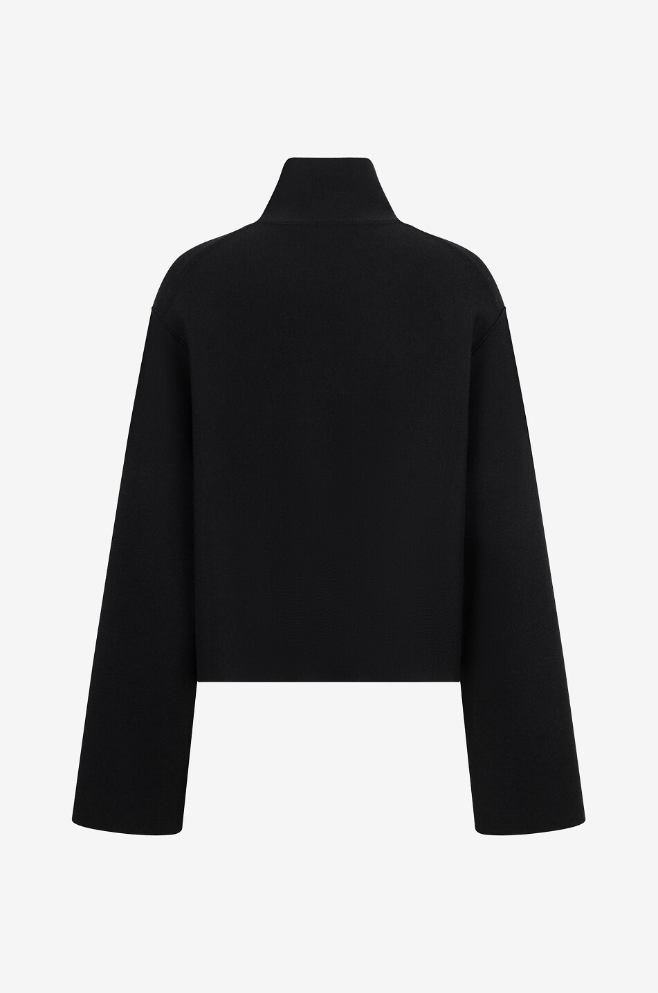 The Sree boxy wool blend jumper with stand-up collar