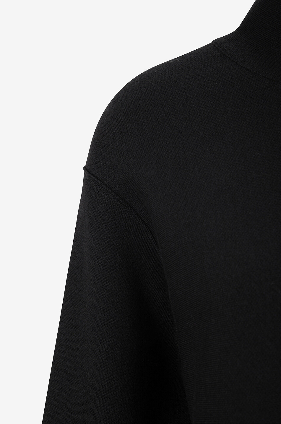 The Sree boxy wool blend jumper with stand-up collar