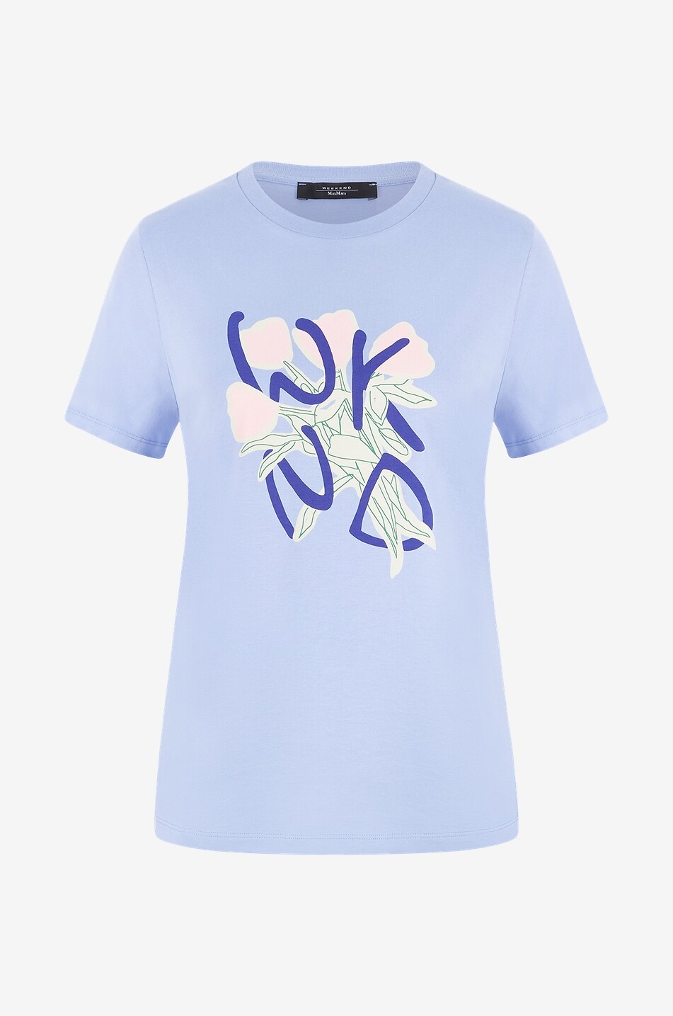 WEEKEND MAX MARA T-shirt imprimé à manches courtes Nervi Femme VIOLET 1