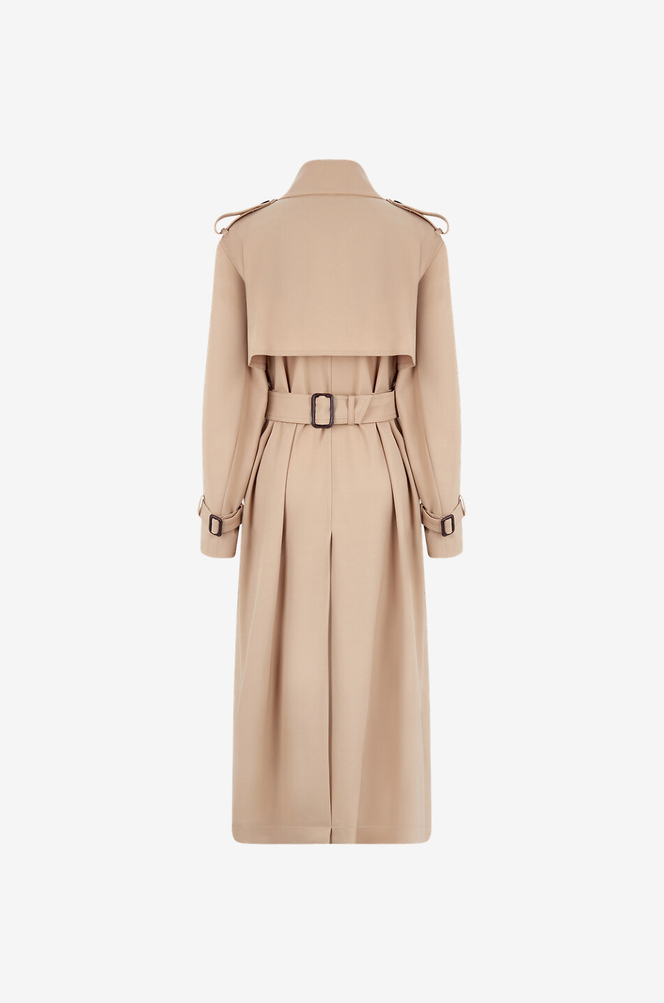 WEEKEND MAX MARA Langer Trenchcoat aus Wolltwill Giostra Damen BEIGE 2