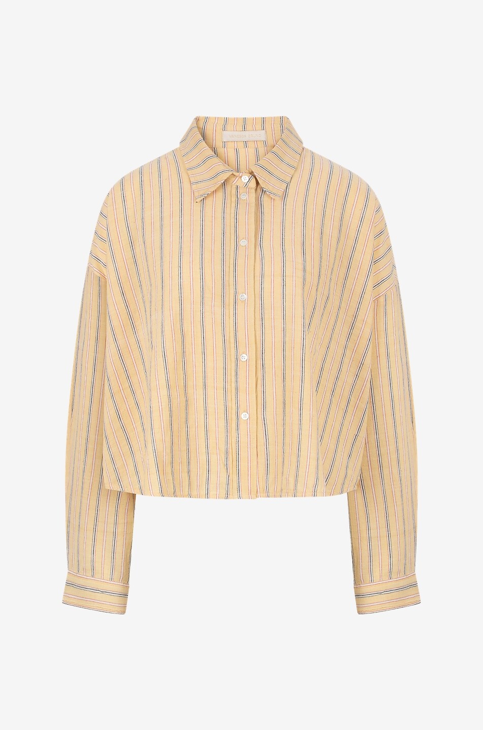 Chemise boxy rayée en coton Brad