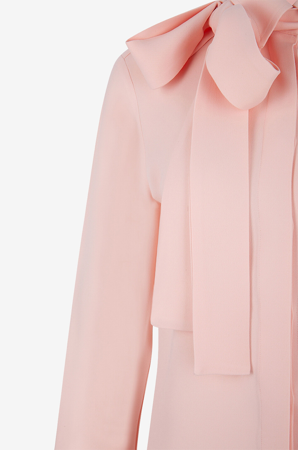 Chemise en cady à lavallière amovible