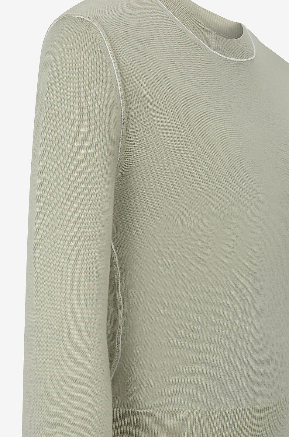 Pull à col rond en laine vierge