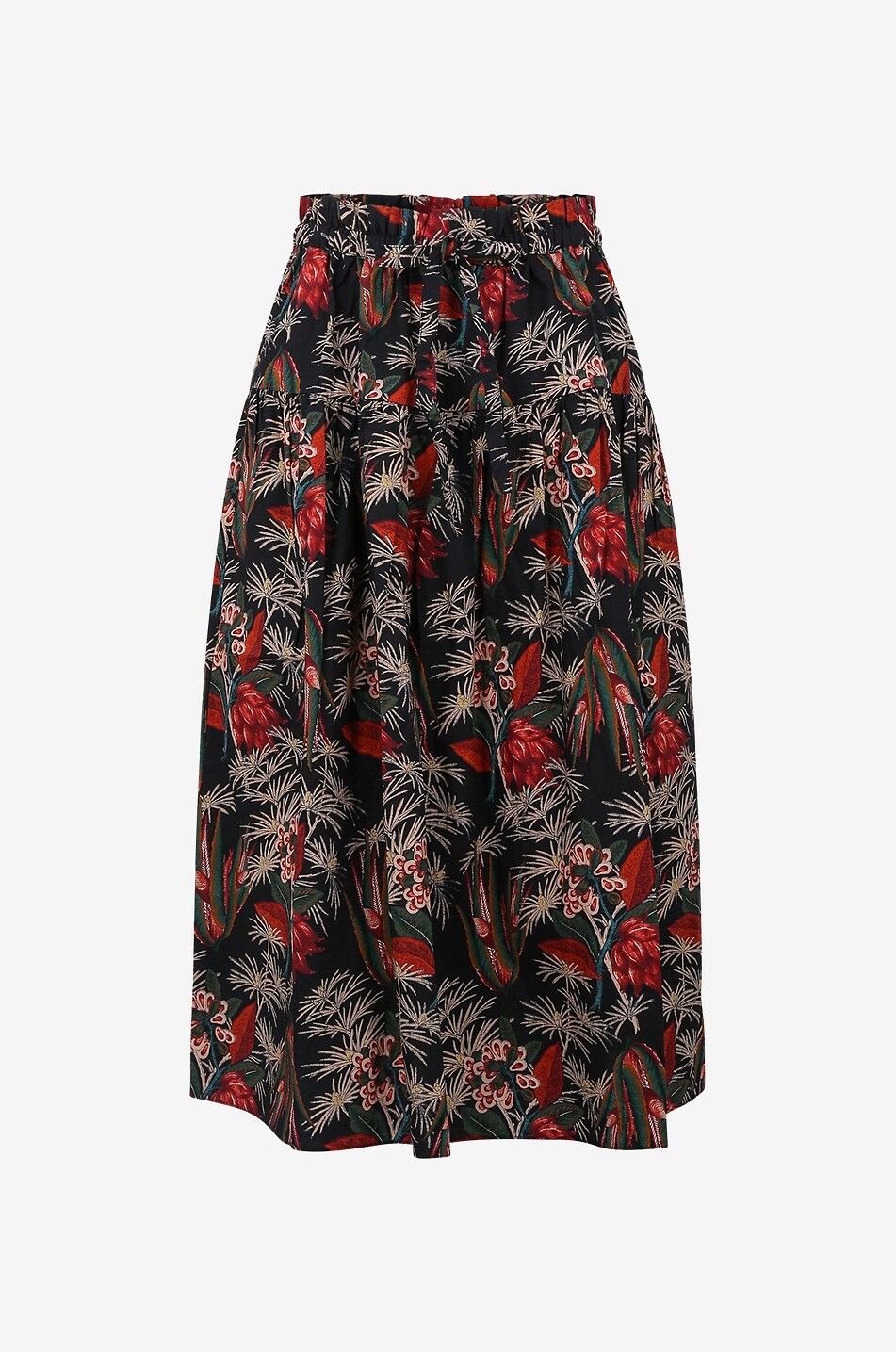 Fernanda cotton midi skirt
