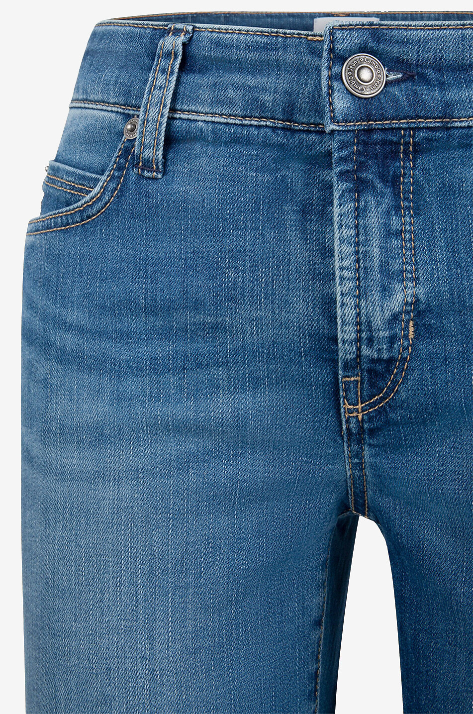 CAMBIO Bootcut-Jeans aus Baumwolle Paris Authentic Blue Damen BLAU 3