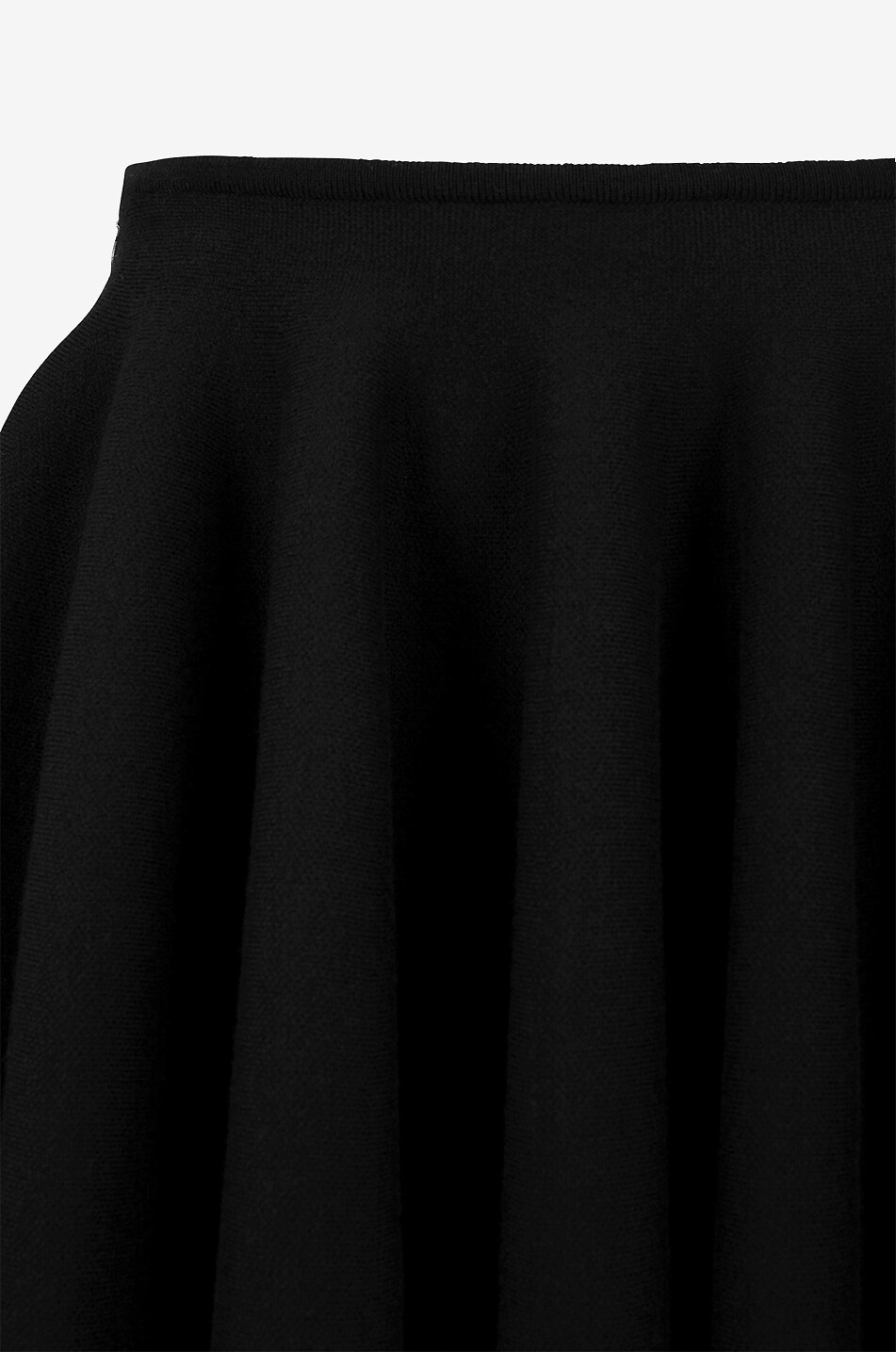 KHAITE Ausgestellter Woll-Ministrickrock The Ulli Damen SCHWARZ 7