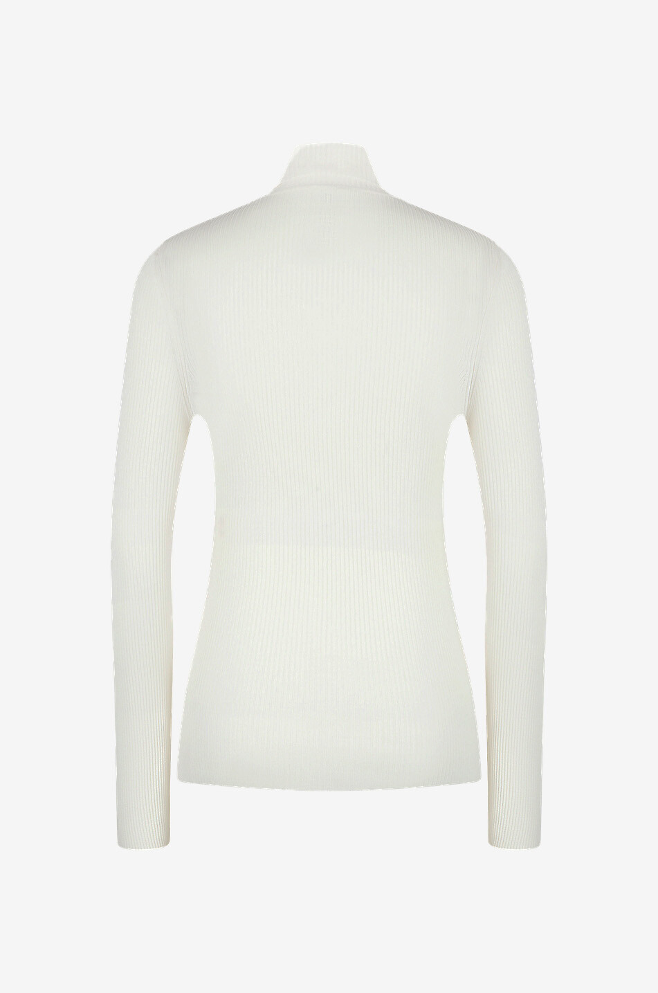 WOLFORD Merino fine rib turtleneck jumper Women EGGSHELL 2