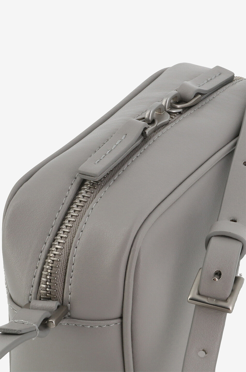Beaded leather mini camera bag