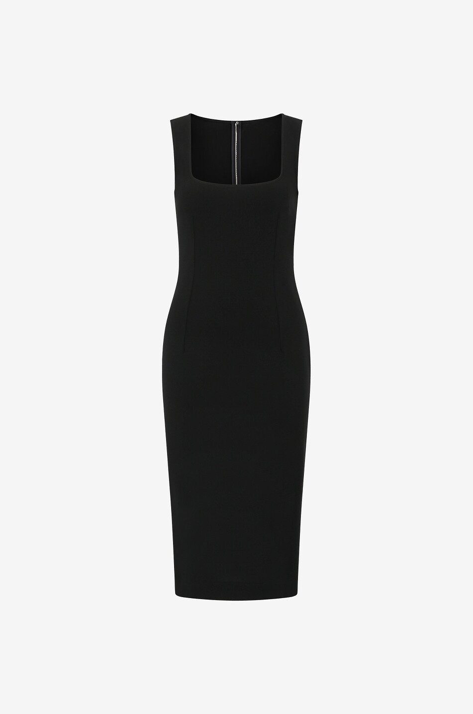 Ärmelloses Schlauchkleid aus Jersey