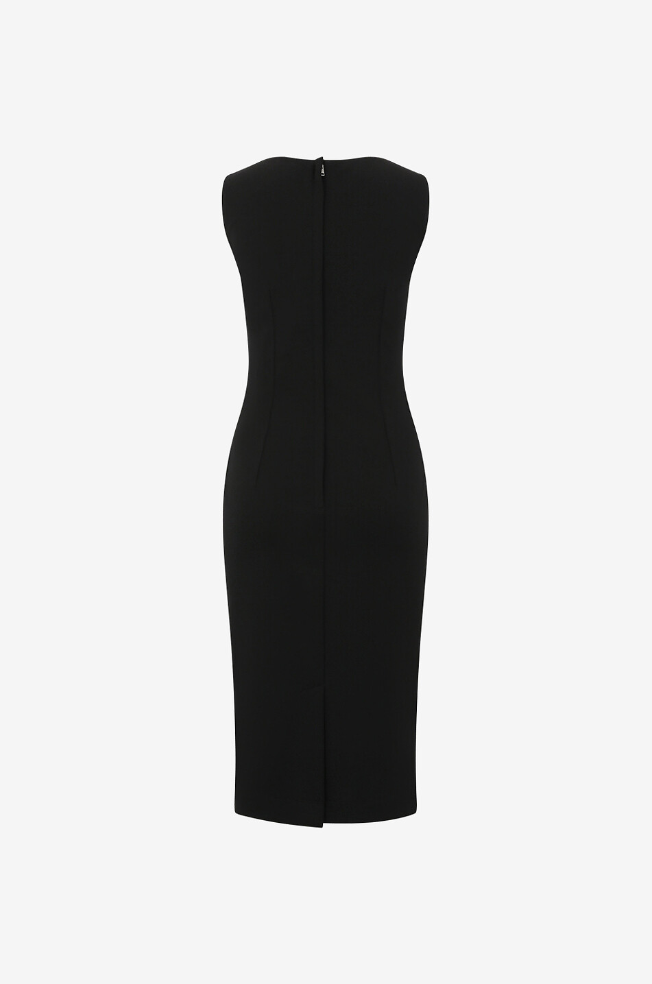 Ärmelloses Schlauchkleid aus Jersey