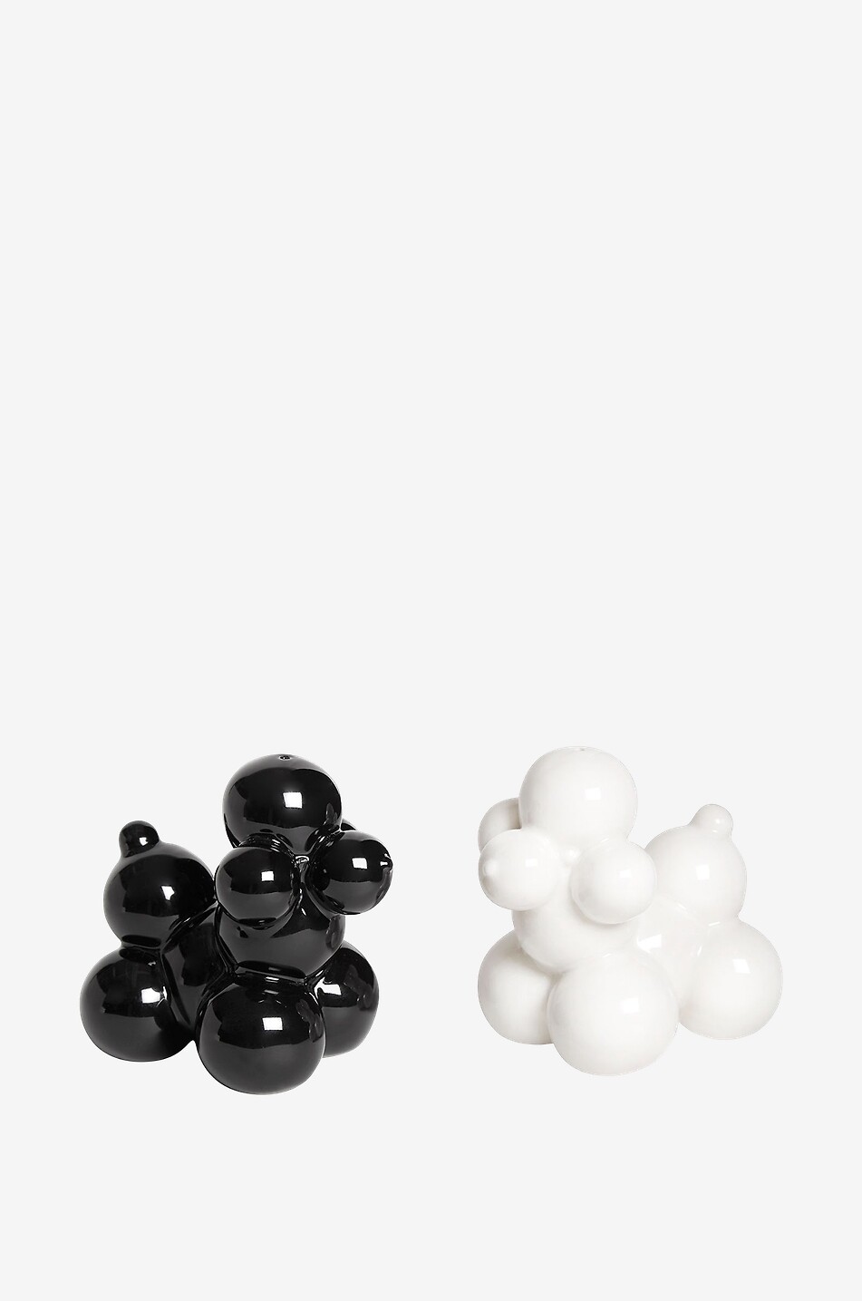 Salière et poivrier en porcelaine Poodle