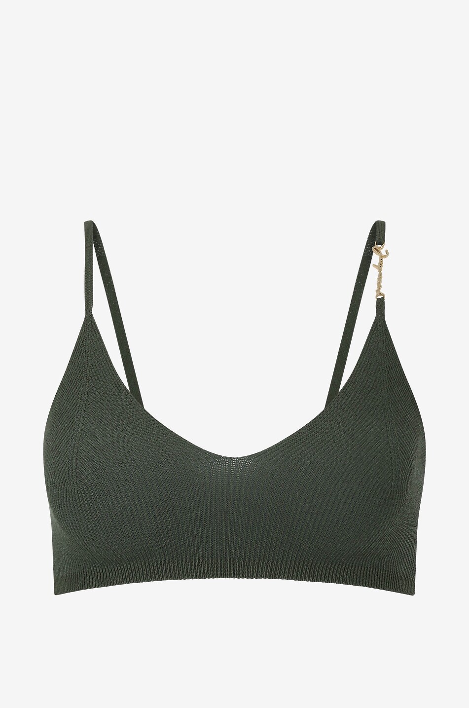 Sport-BH-Top im Rippstrick Le Bandeau Pralu