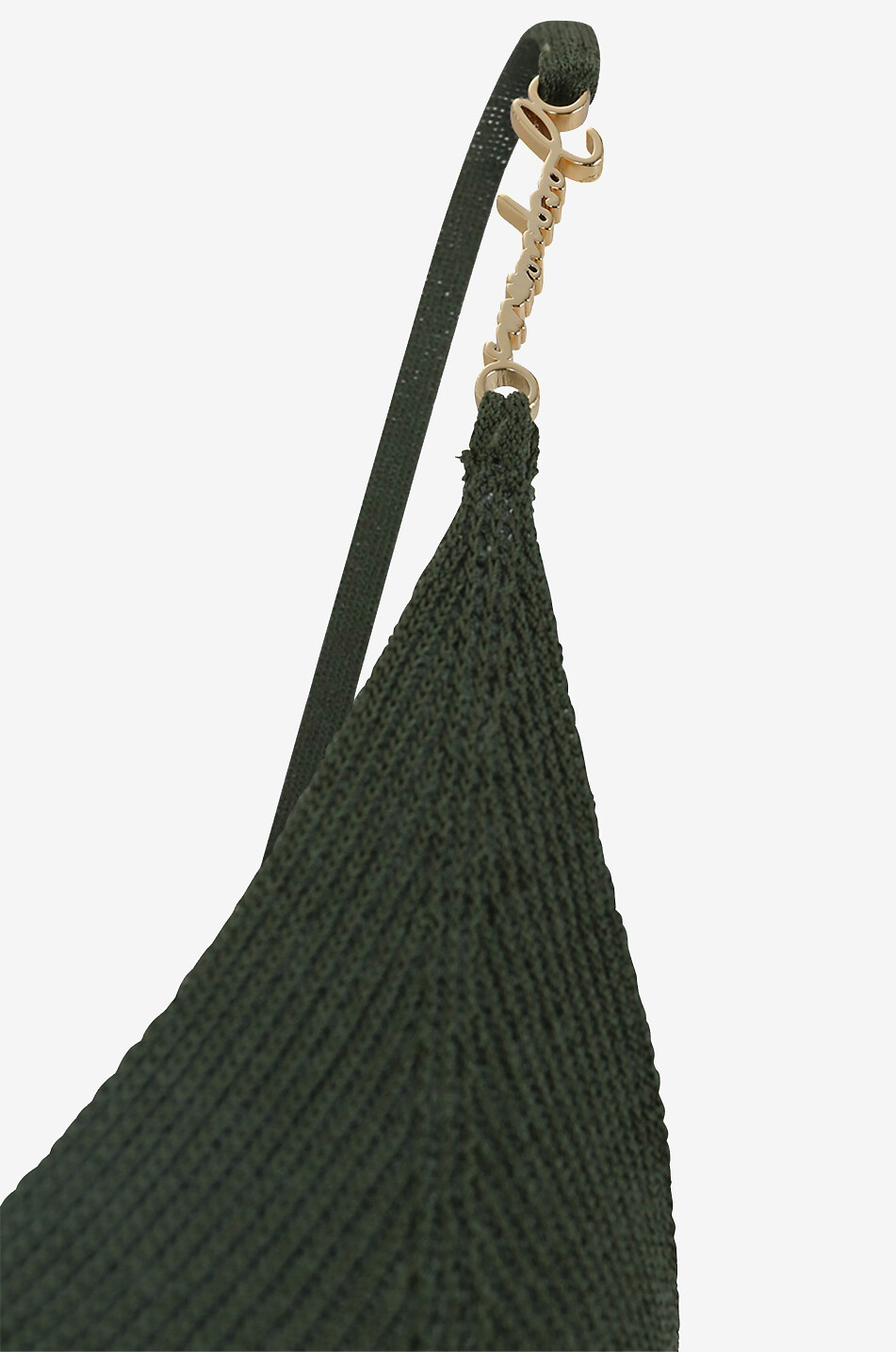 JACQUEMUS Sport-BH-Top im Rippstrick Le Bandeau Pralu Damen DUNKELGRÜN 3