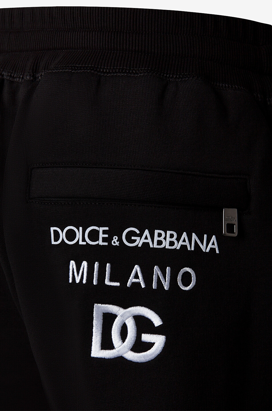 DOLCE & GABBANA Pantalon de jogging en jersey brodé DG Homme NOIR 3