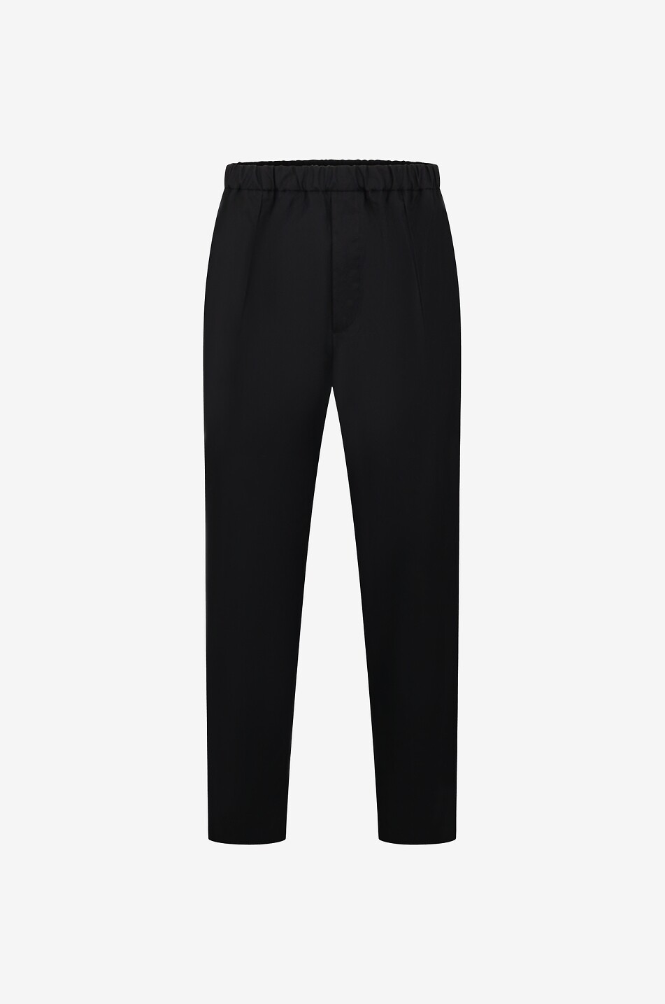 Shirting relaxed straight-leg cotton trousers