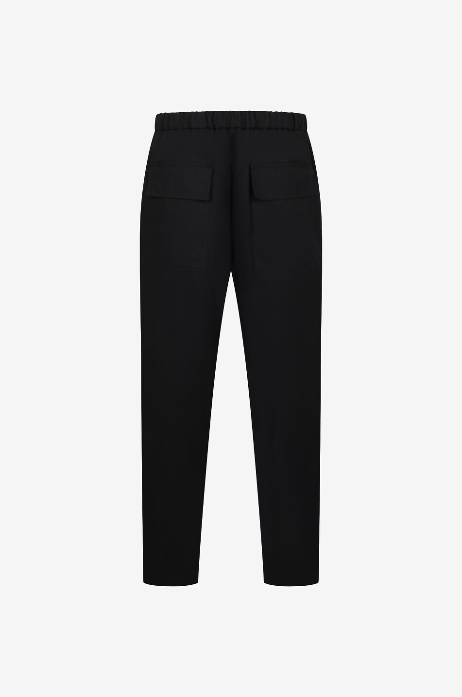 Shirting relaxed straight-leg cotton trousers
