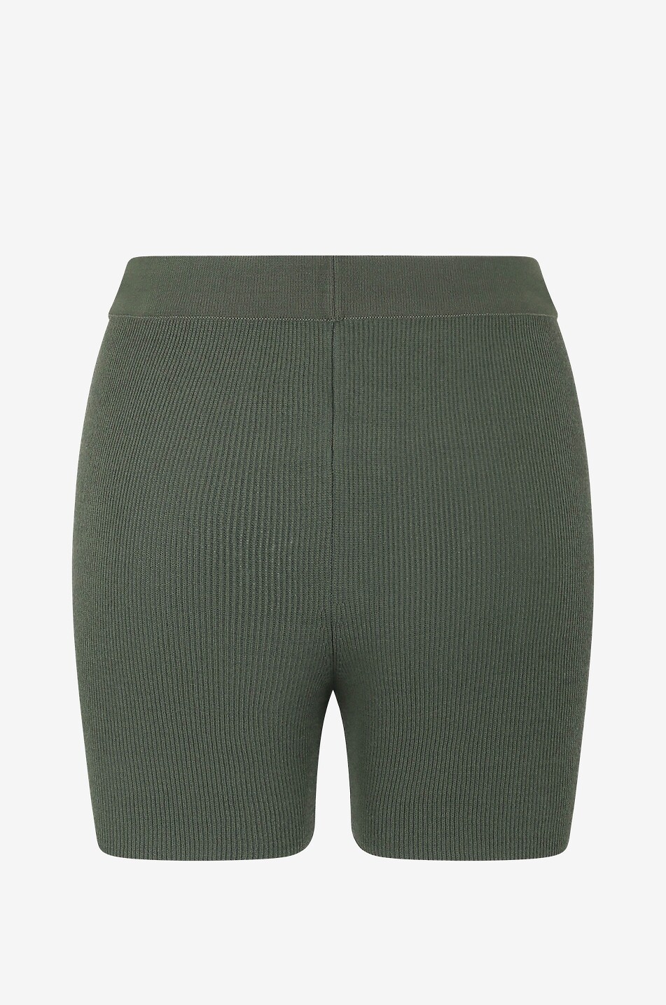 JACQUEMUS Le short Pralu knit biker shorts Women DARK GREEN 2