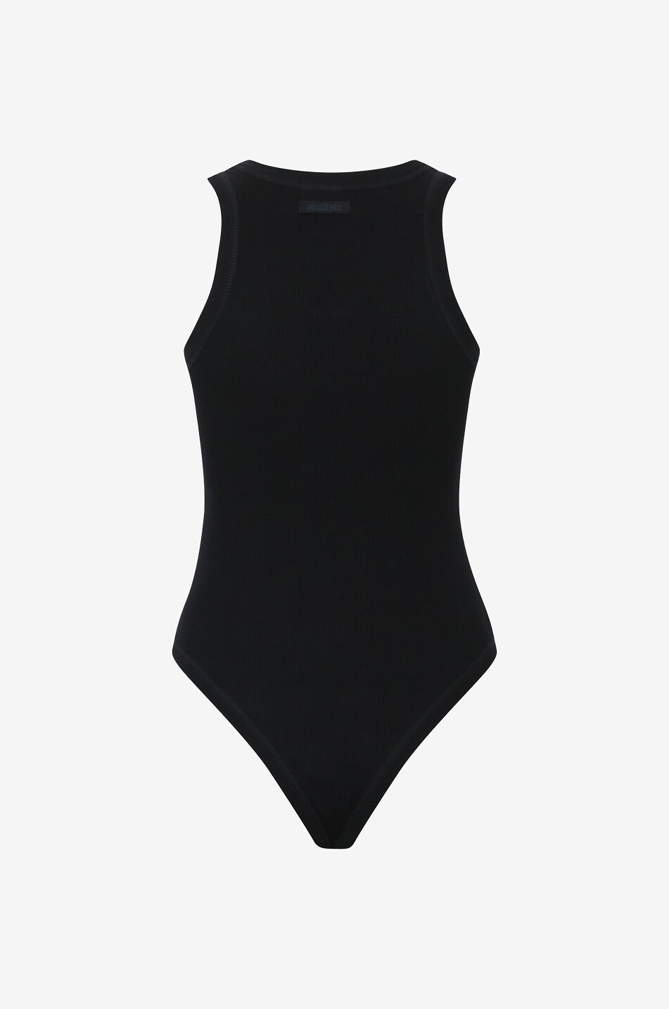 JACQUEMUS Body en jersey Le body Gros Grain Femme NOIR 2