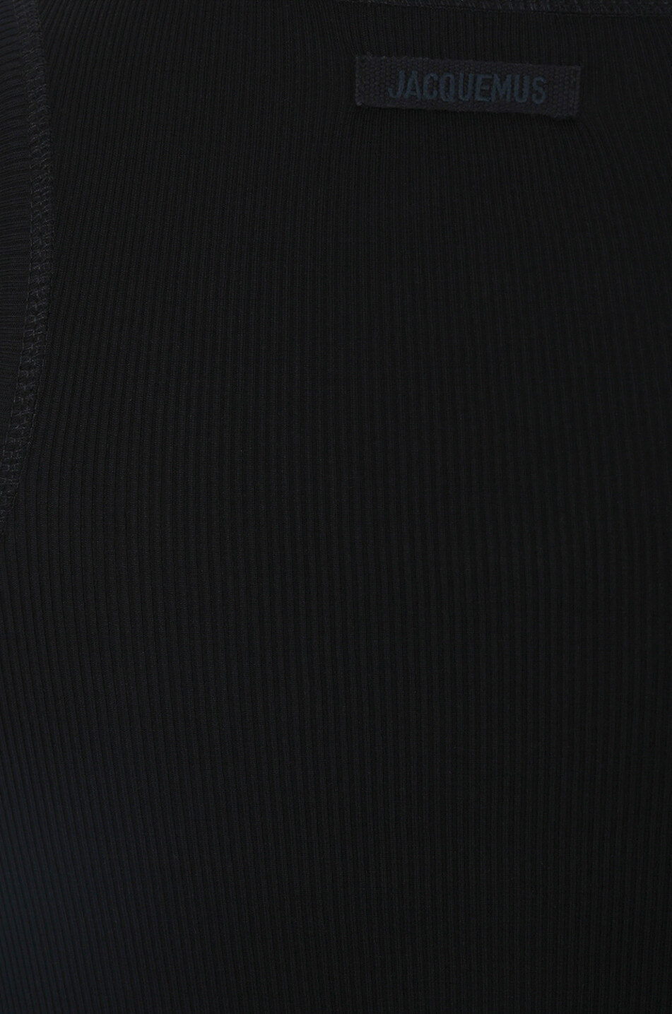 JACQUEMUS Body en jersey Le body Gros Grain Femme NOIR 3