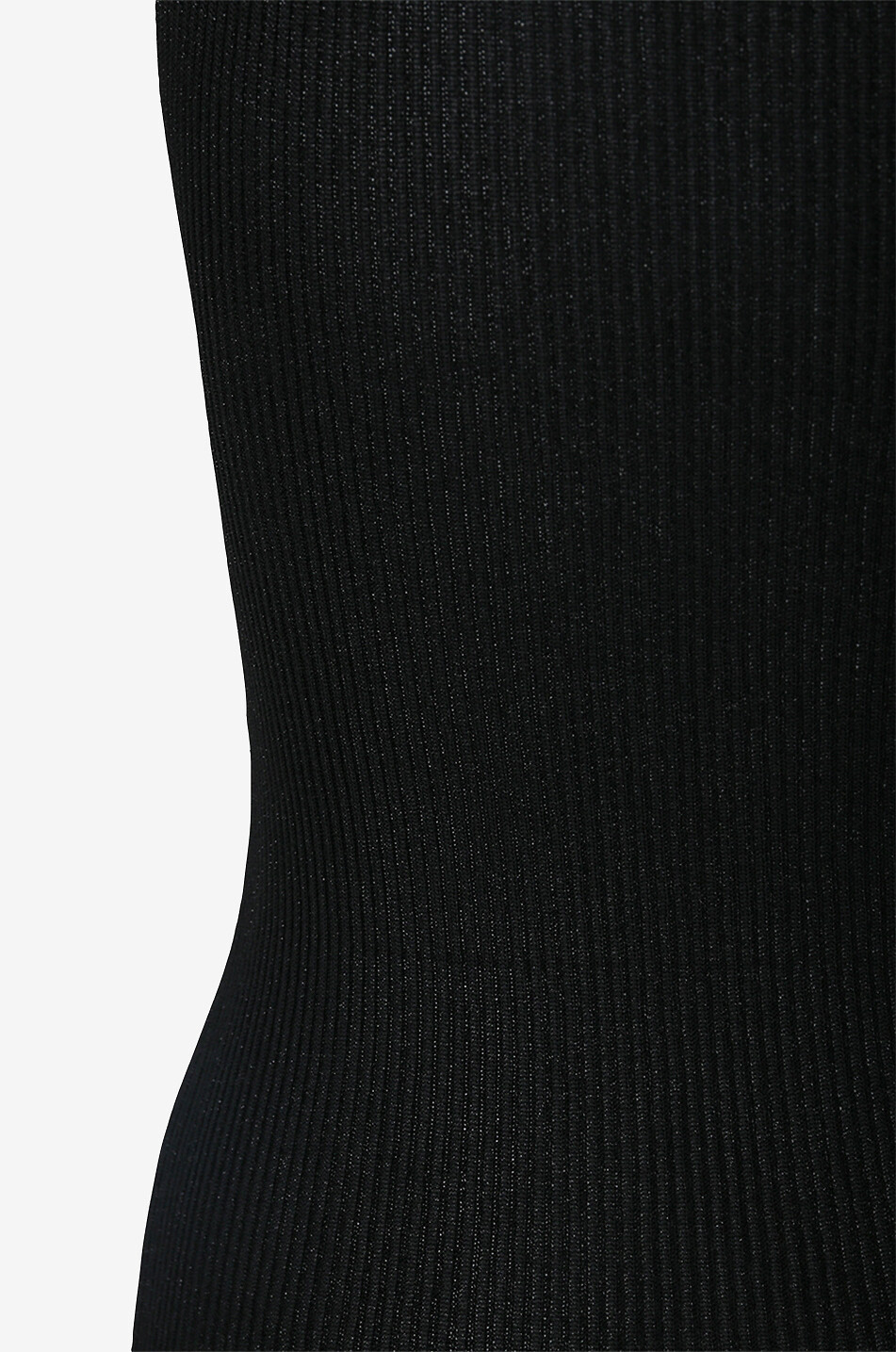 FABIANA FILIPPI Débardeur en maille fine côtelée orné de lurex Femme NOIR 3