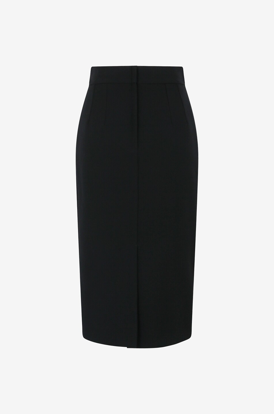 DOLCE & GABBANA DG wool pencil skirt Women BLACK 2
