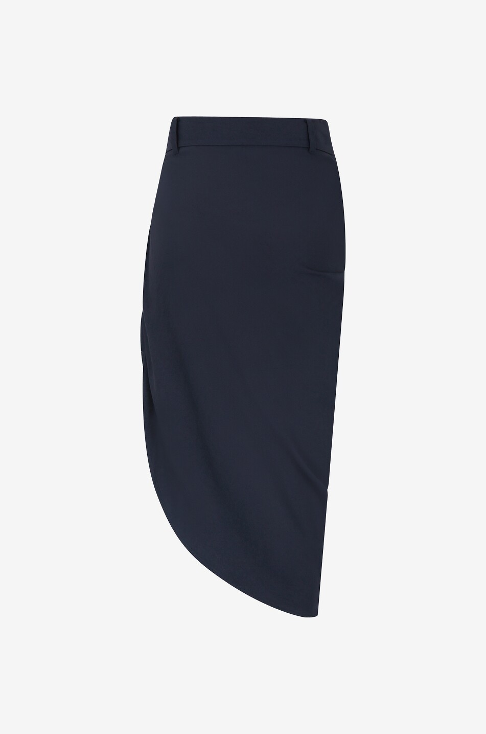 JACQUEMUS Jupe midi asymétrique La jupe Saudade Femme BLEU FONCE 2