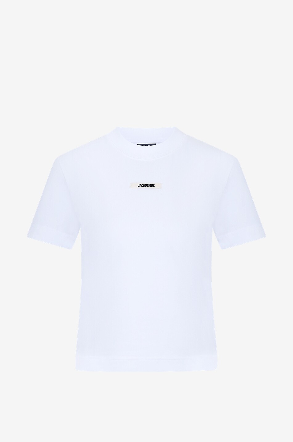 JACQUEMUS Le tshirt Gros Grain short-sleeved T-shirt Women WHITE 1