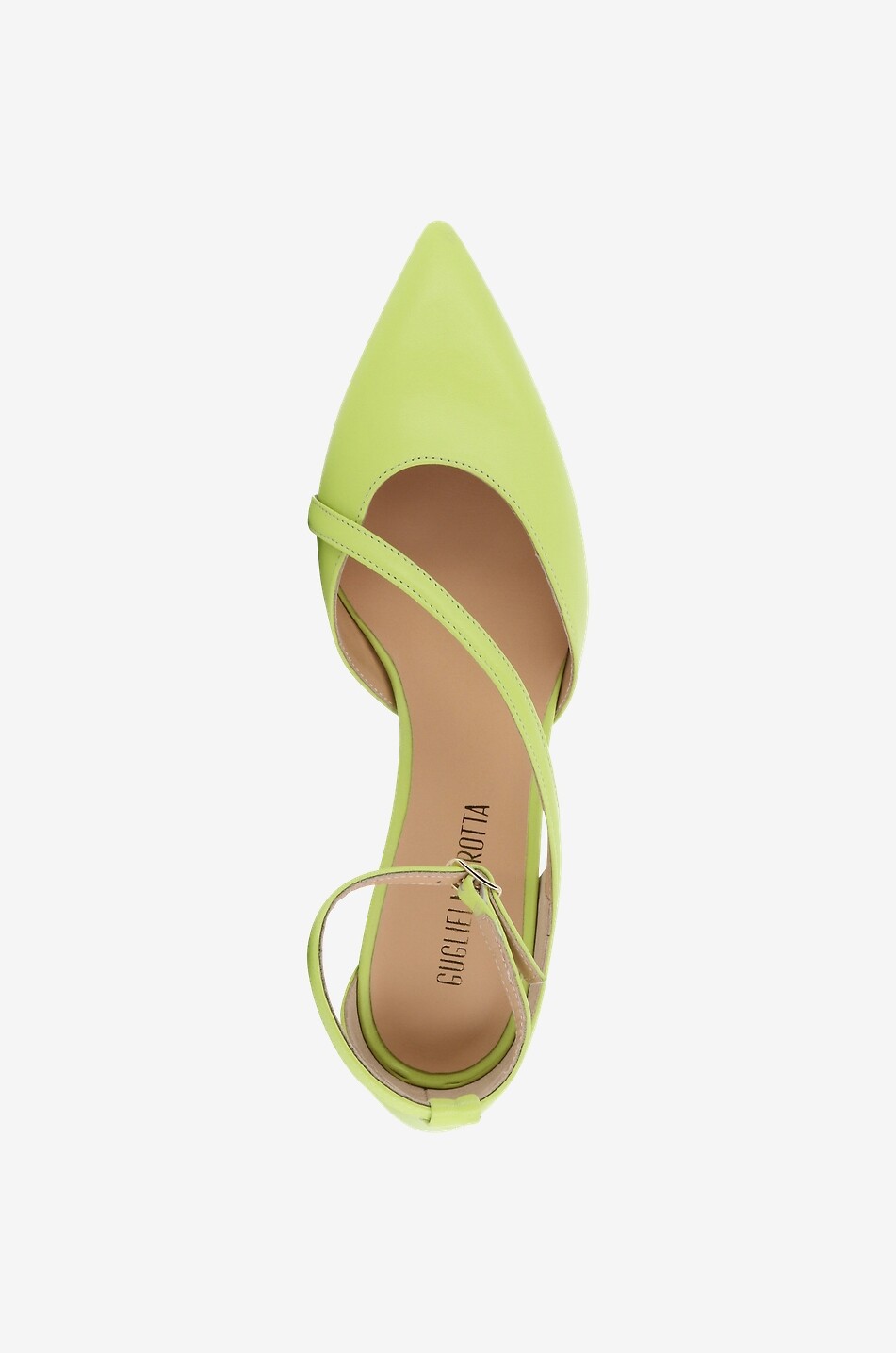 Spitze Ballerinas aus Nappaleder mit Riemchen Aria