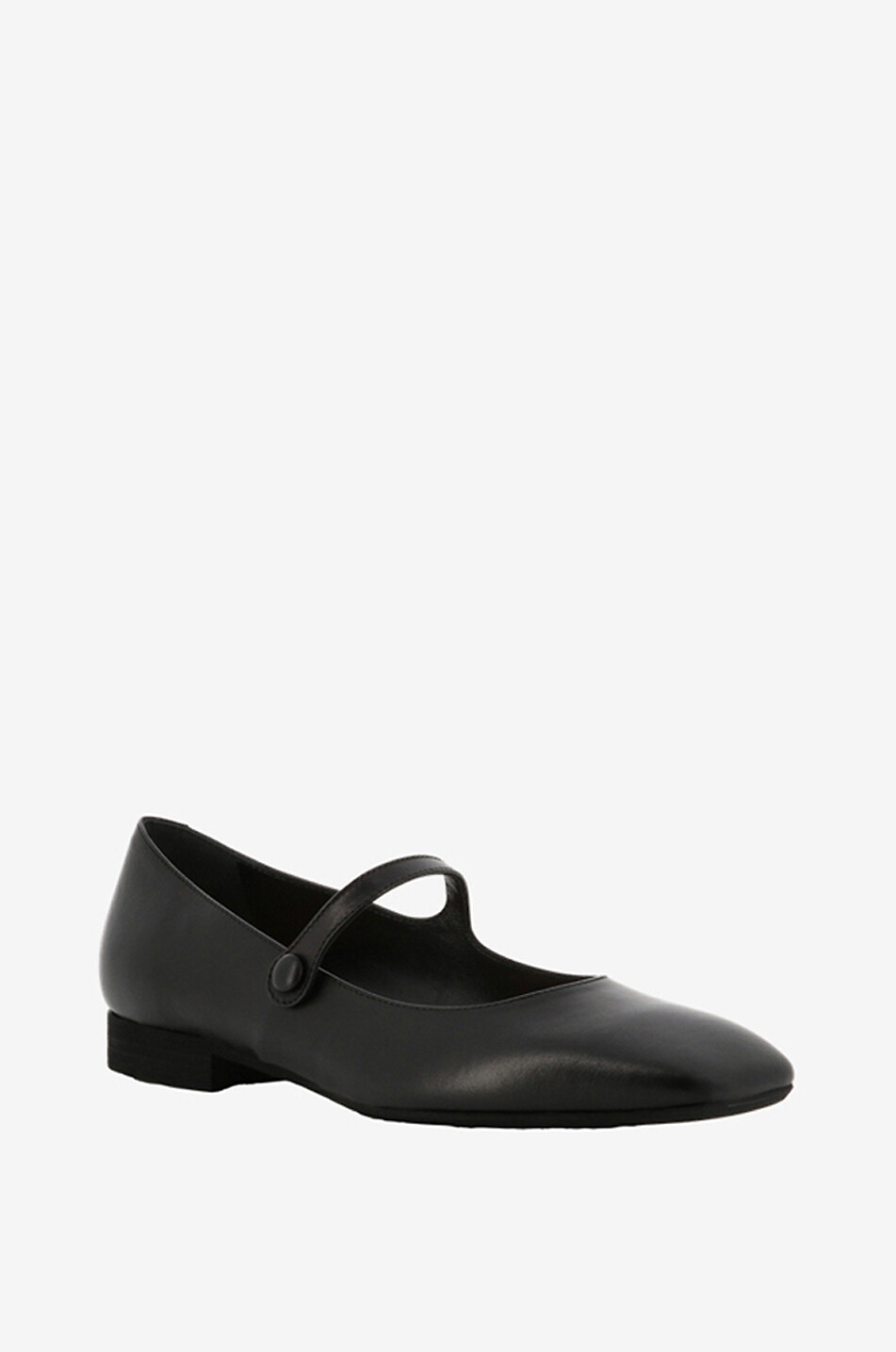 Ballerines à bride et bout carré en cuir nappa Reiko