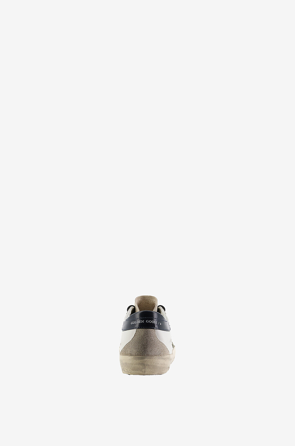 GOLDEN GOOSE Super-Star low-top leather sneakers with canvas star Men WHITE 4