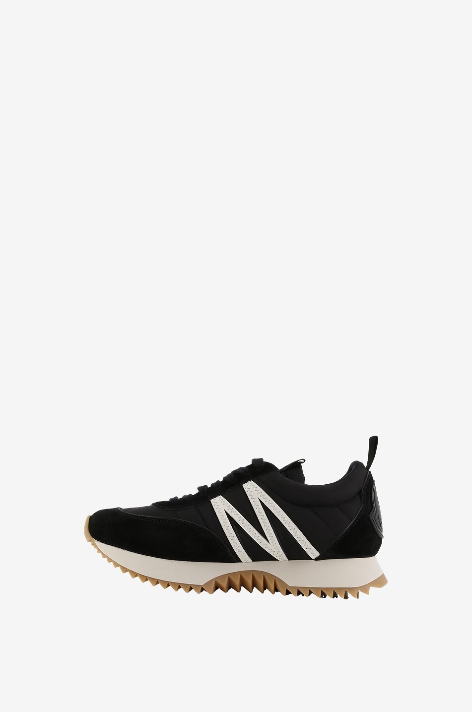 MONCLER Pacey low-top nylon and suede sneakers Women BLACK 3