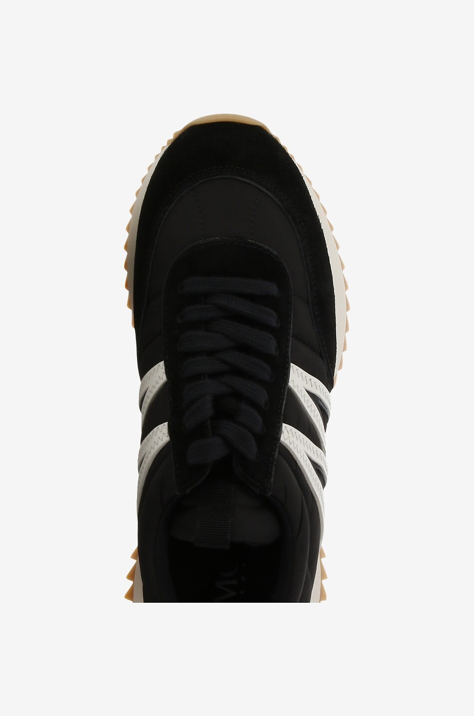 MONCLER Pacey low-top nylon and suede sneakers Women BLACK 5