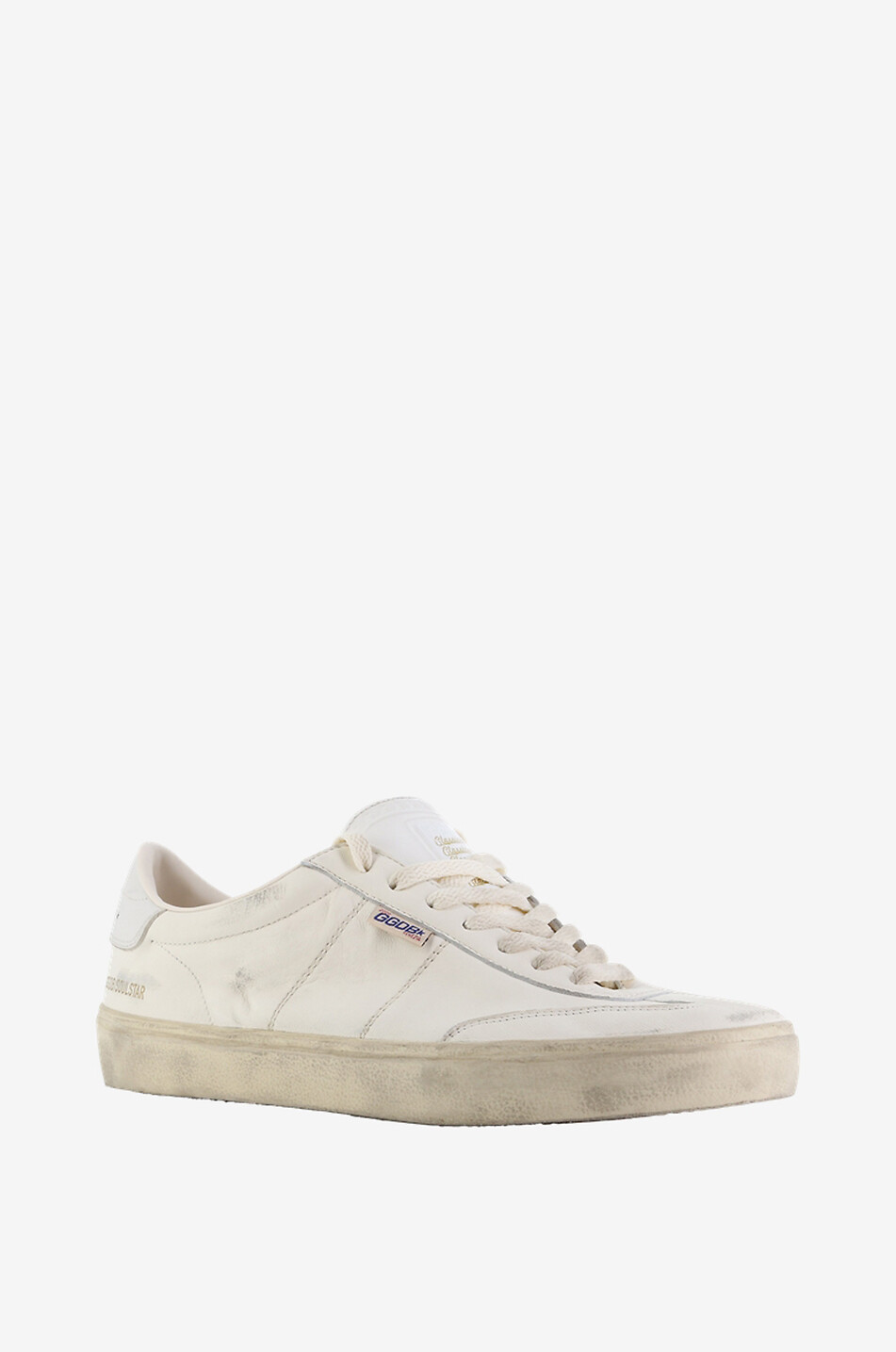 GOLDEN GOOSE Soul Star low-top nappa leather sneakers Men WHITE 1