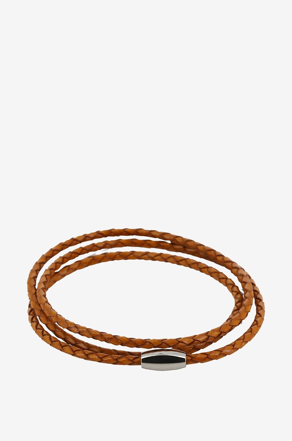 Triplo braided leather bracelet