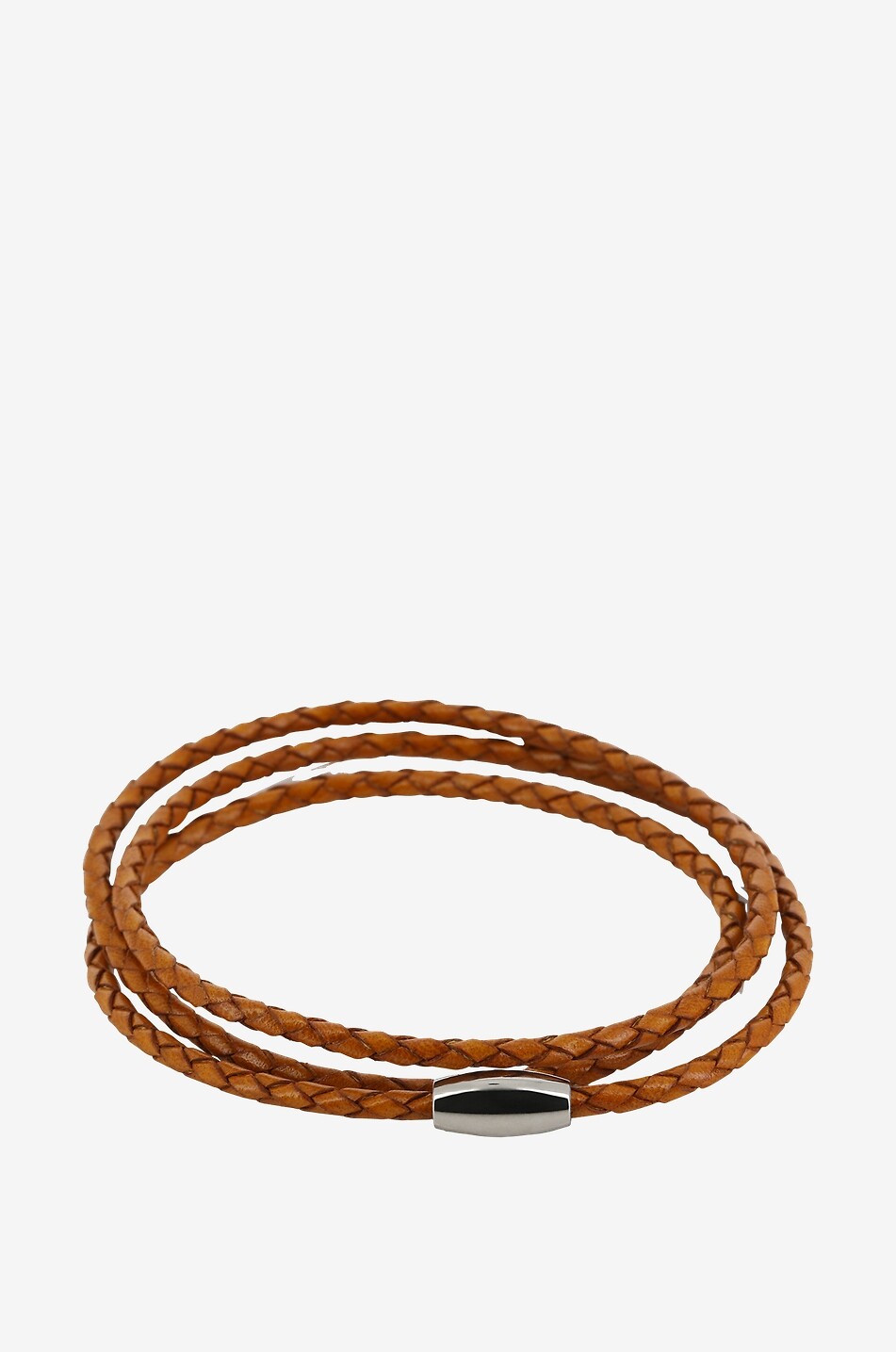 MON ART FIRENZE Bracelet tressé en cuir Triplo Homme JAUNE 1