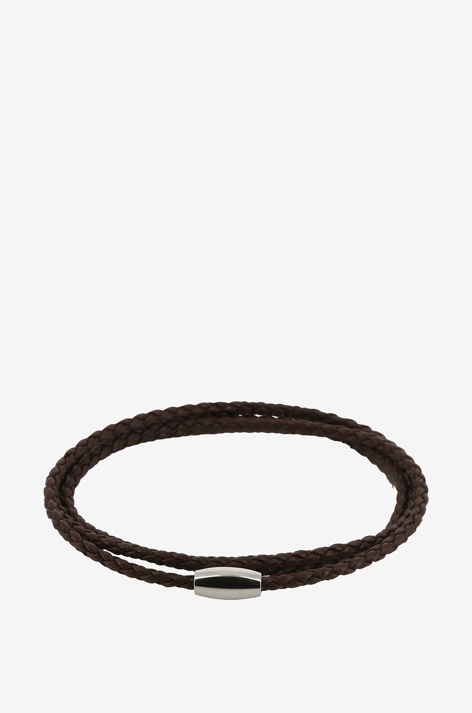 Triplo braided leather bracelet