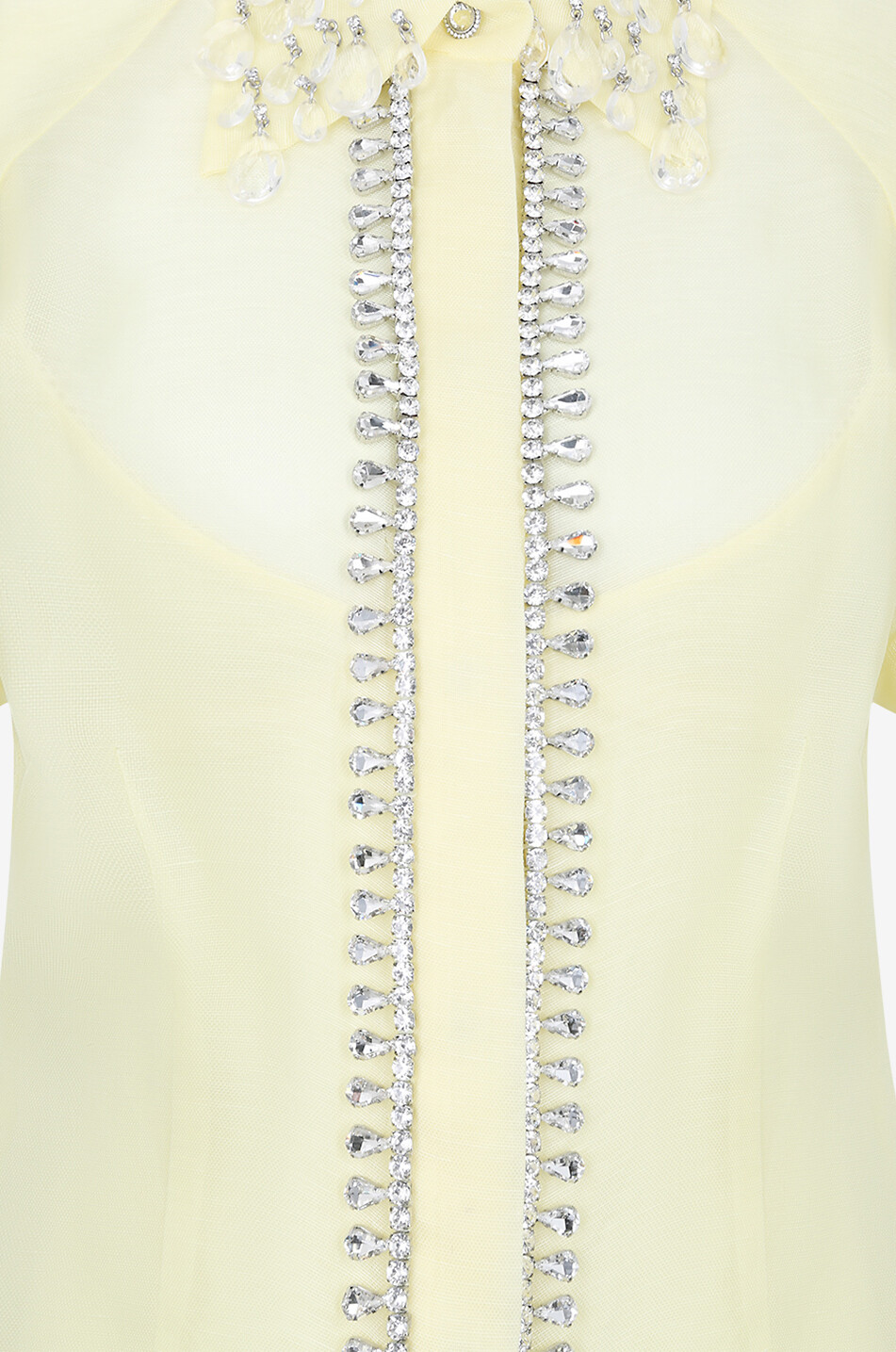 Chemise à manches courtes en lin et soie Matchmaker Diamante
