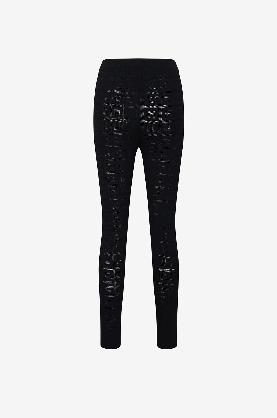 GIVENCHY 4G openwork knit leggings Women BLACK 2