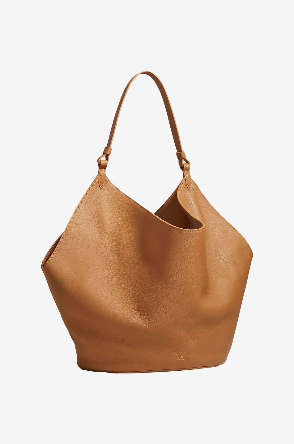 Sac cabas en cuir grainé The Medium Lotus