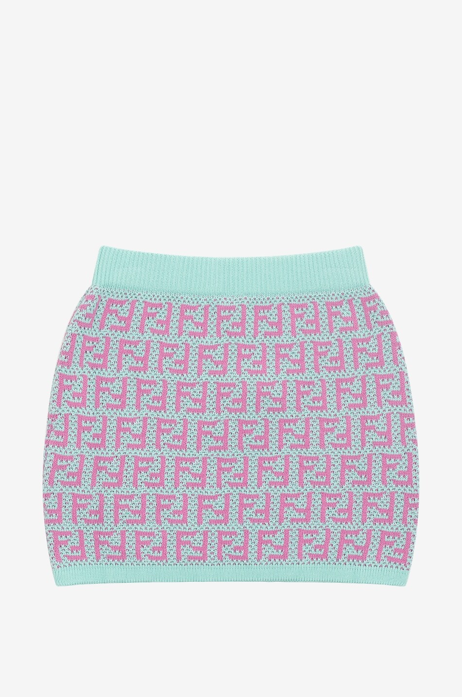 FENDI Minijupe fille en maille jacquard FF Fille MULTICOLORE 2