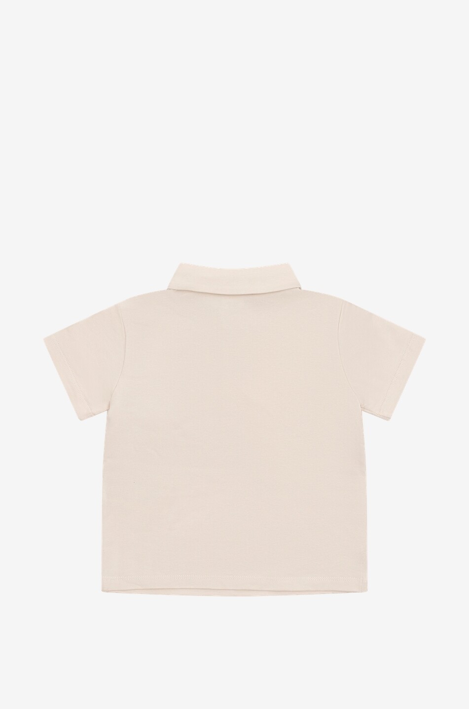 FENDI Polo bébé en jersey à poche poitrine FENDI Bébé Beige clair 2